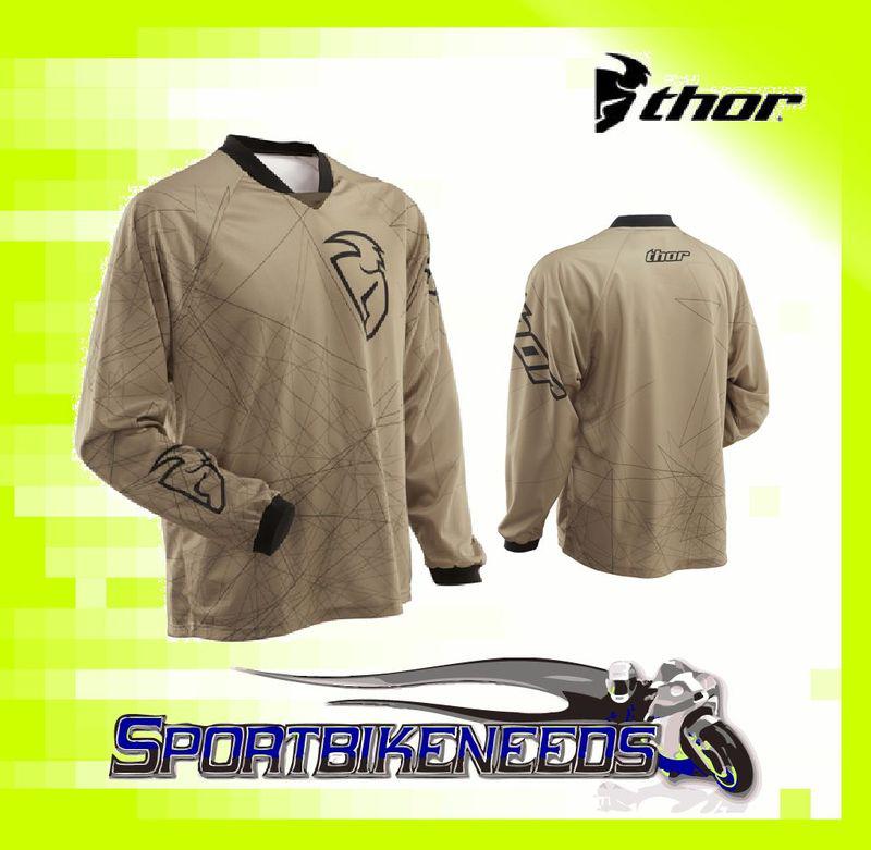 Thor 2012 static jersey khaki & black size xl x-large