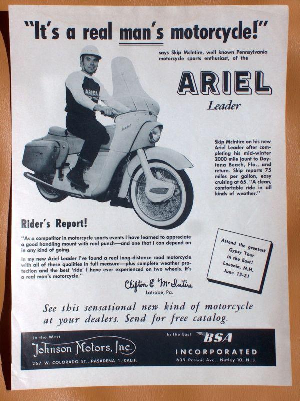 0763   two different 1959 ariel leader ads!