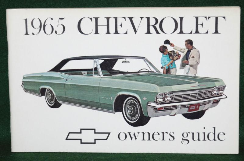  1965 chevrolet impala owner's guide - second edition nov 1964 - original