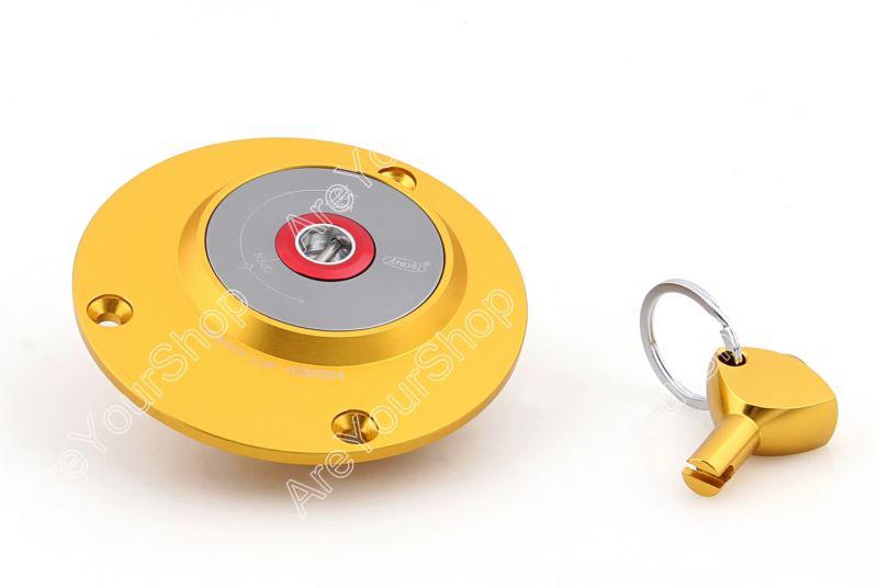 Key lock fuel gas cap yamaha r1 r6 fz1 fz6 fzr 750 1000 yzf600 yzf1000 god/gr