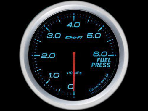 Defi advance bf 60mm fuel pressure gauge blue illumination df10303