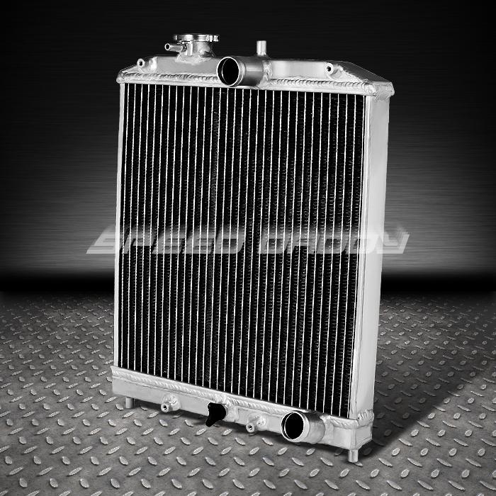 Dual core aluminum racing 2-row radiator 92-00 honda civic eg ek/del sol/integra