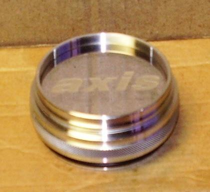 Axis wheels polished custom wheel center cap w/o-ring rare (1)