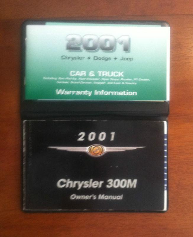 2001 chrysler 300m owner's manual