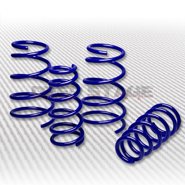 2" drop sport suspension racing lowering spring 90-99 toyota celica t200 blue