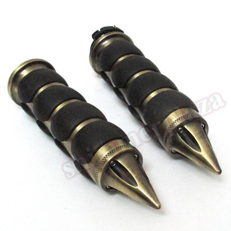 1" spike hand grips for honda goldwing 1500 1800 shadow 750 1100 cruiser