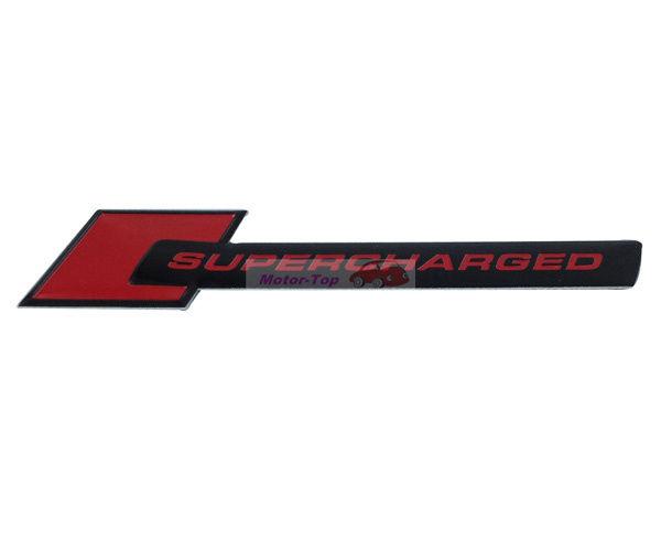 2pcs red supercharged super charged emblems badge land range rover jaguar xkr xj