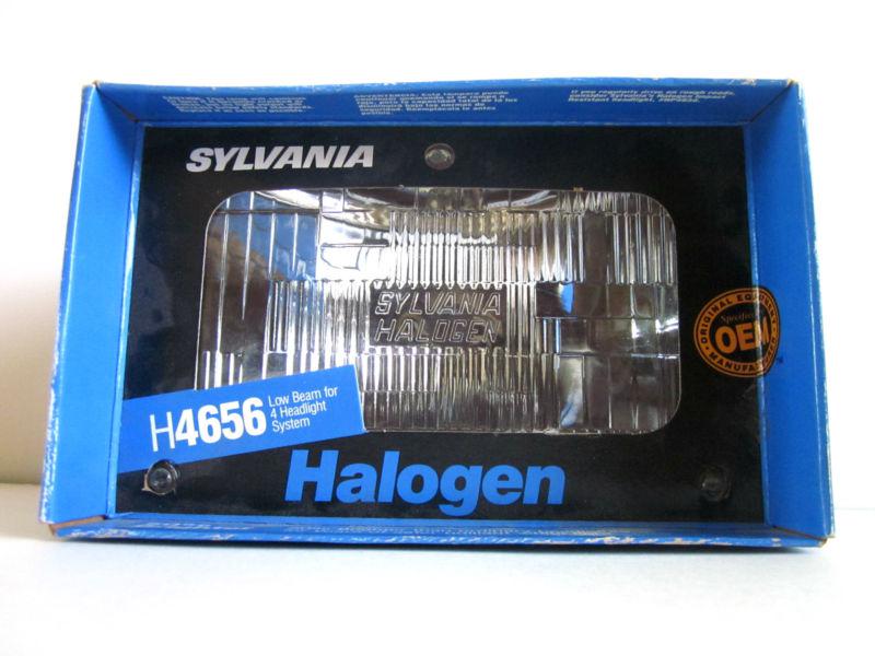 1 sylvania halogen low beam for  4 headlight system, sz 6 1/2x4", # 4652,h4652,