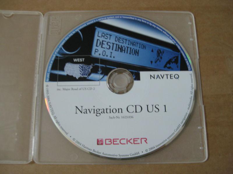 Ferrari 360 430 612 575 becker west coast navigation disc us1 oem factory disc