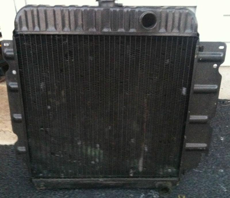 73 dart valiant duster scamp  19" manual v6 radiator 69 70 71 72 74 #3673903