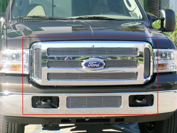 Viogi fit:05-07 ford f250/f350 super duty billet grille combo