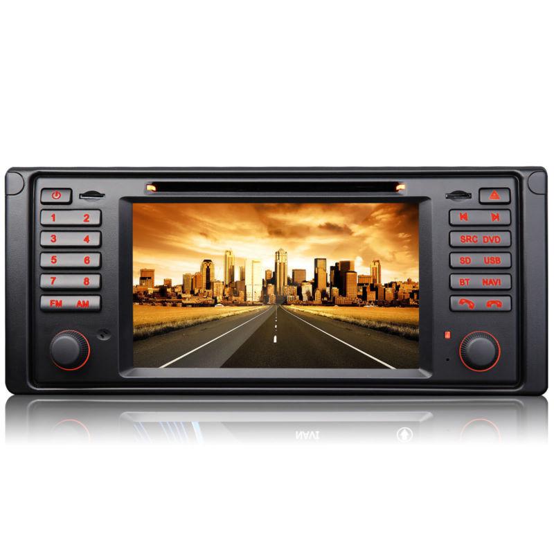 Bmw e39 e53 7 car dvd player gps system radio stereo ipod bluetooth arm wince bt