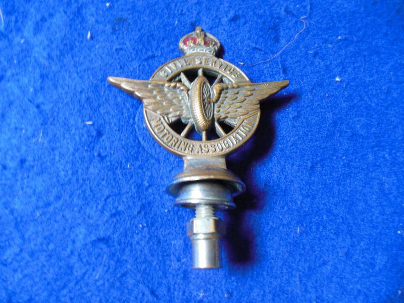 Orig civil service motoring association radiator mascot mg jaguar alvis riley 