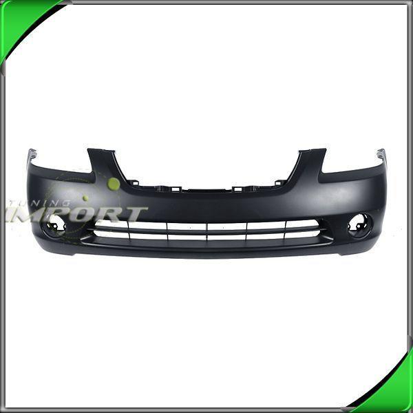 02-04 nissan altima front bumper fascia cover primed blk plastic capa certified