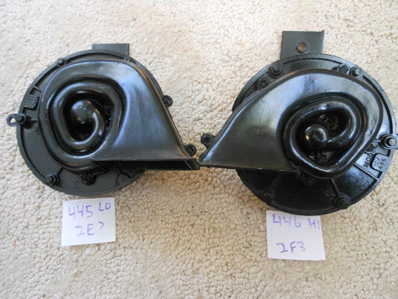 1960 - 1963 gm delco remy hi lo horns oem 12v type s (445), (446) 61  62 63 1962