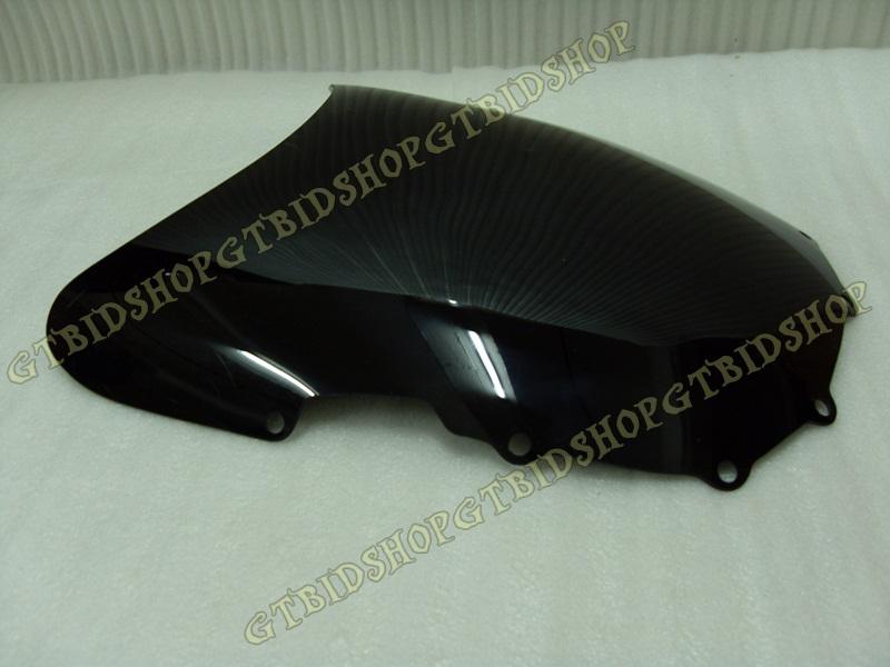 Windscreen windshield for kawasaki ex500 r ninja 94 09 black 1994-2009 a