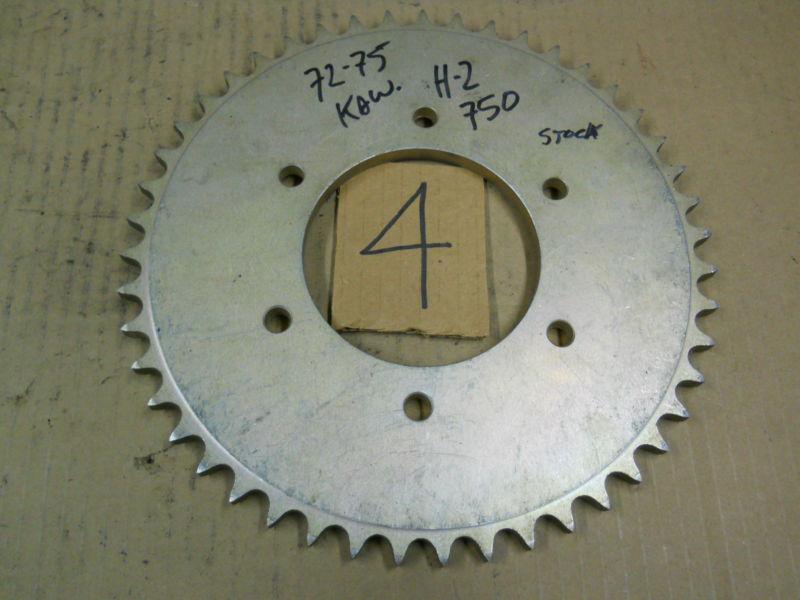 1972 1973 1974 1975 kawasaki nos pbi h2 750 mach iv rear sprocket h 2 h-2 vjmc 