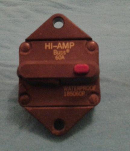 Buss 185060p 42 volts dc 60 amp  boat circuit breaker