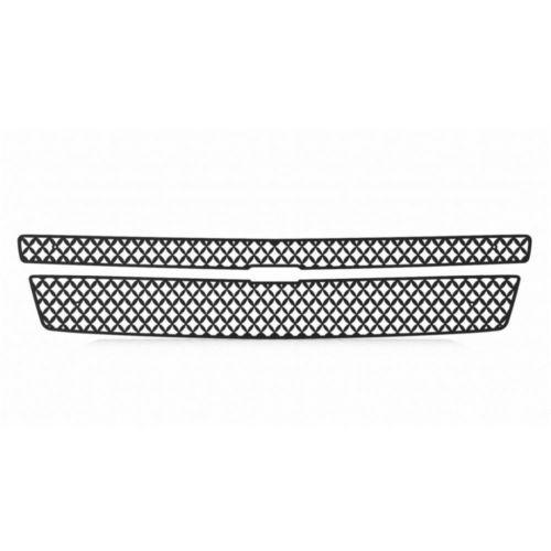 Chevy suburban 07-13 except hybrid diamond mesh black powdercoat grill add-on