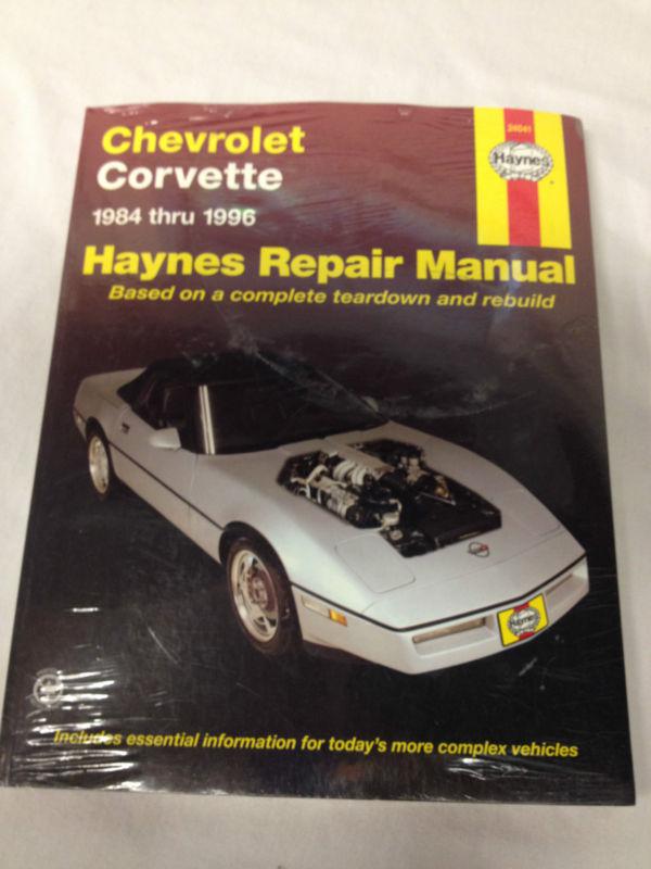 1984-1996 chevrolet corvette haynes repair manual chevy vette new