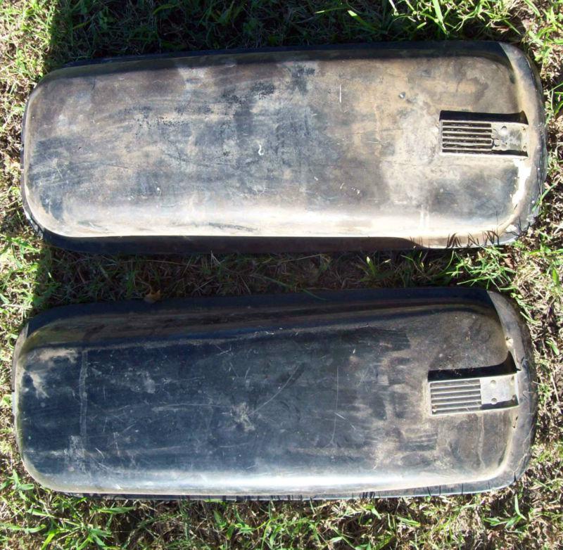 Harley  fiberglass saddlebags  lids  66-84 shovelhead