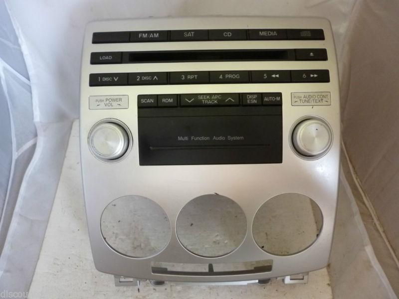 06-09 mazda 5 radio single cd player cc43669r0 factory *