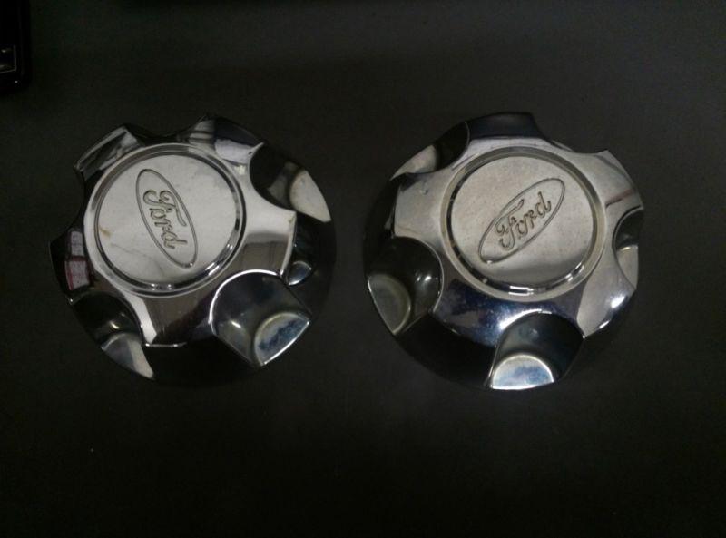 (2) 98-07 explorer 98-11 ranger  chrome center cap factory oem centercap hub