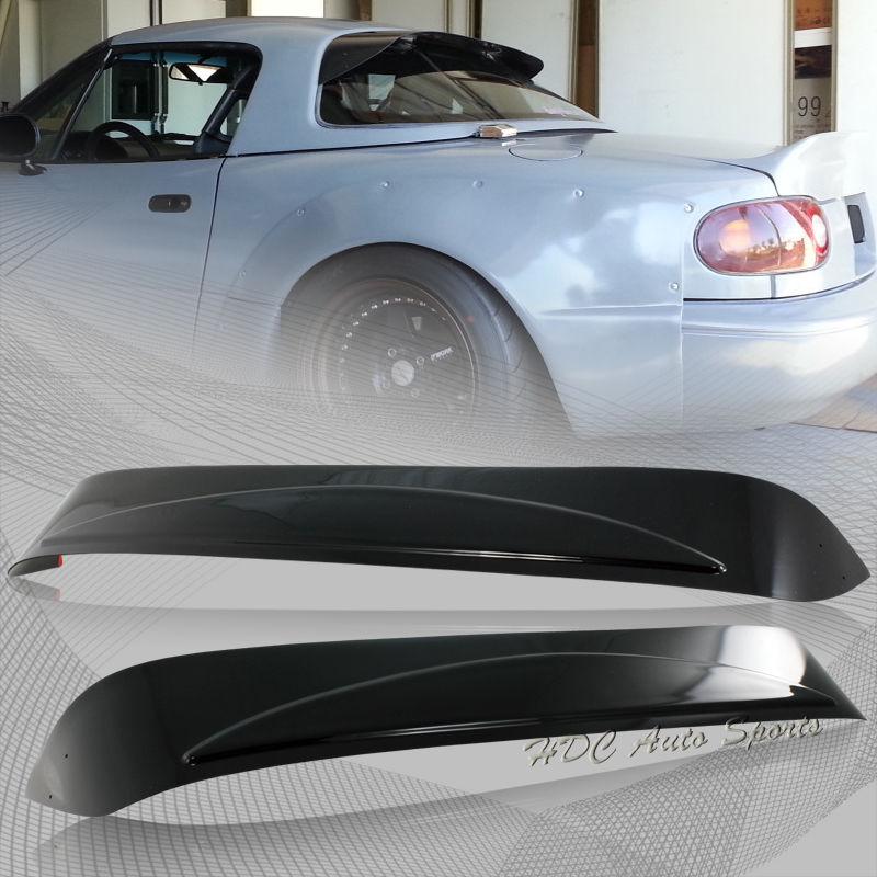 1990-1997 mazda miata hard top black abs plastic rear window roof visor spoiler