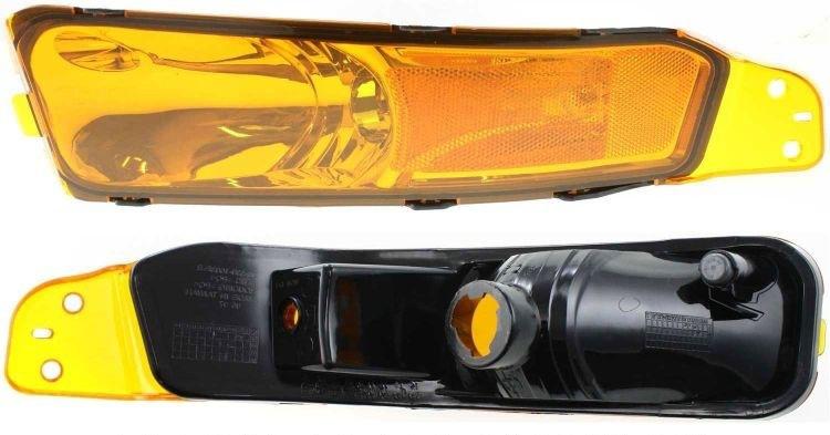 Turn signal light lamp lens & housing driver's left side