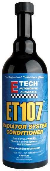 Etech chemical eti et107 - radiator anti-rust, etech automotive chemicals; 12 oz