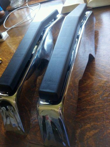 73 74 75 76 77 78 79 80 front chrome bumper guards chevy/gmc pick up blazer