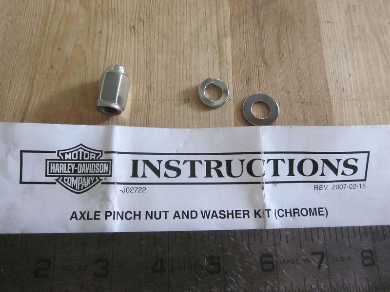 Harley davidson axle pinch nut kit