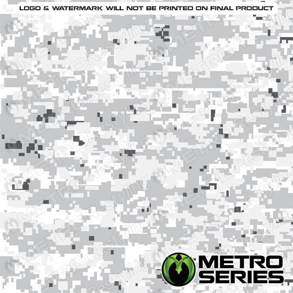 48in x 12in digital white snow camo camouflage rapid air adhesive vinyl film