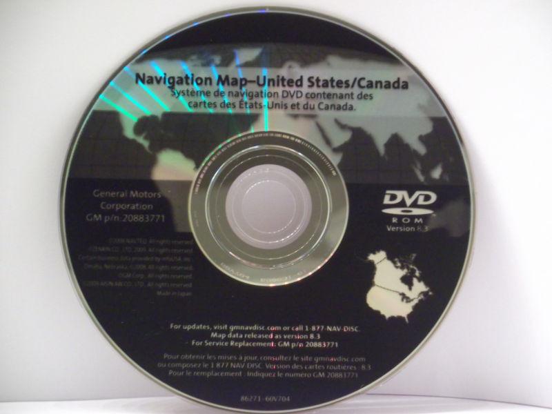 Navigation disc dvd 2007 2008 2009 gmc acadia 2010 release 20883771