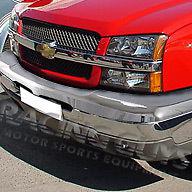 03 04 05 06 silverado 2500 3500 heavy duty front bumper pad chrome cover pickup