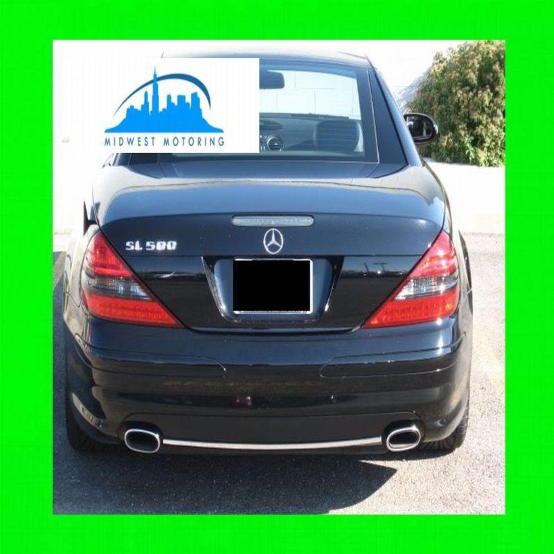 Mercedes r230 sl class precut chrome trunk trim molding sl500 sl55 55 500 600