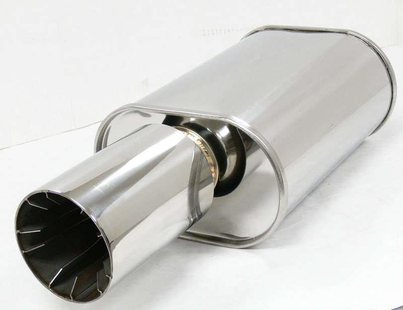 Obx / forza muffler hr10 3.0" eclipse integra prelude