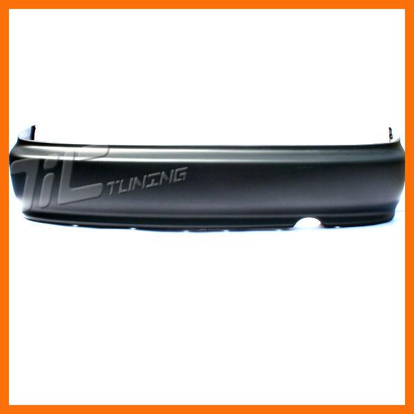 Rear bumper primered facial cover fascia plastic 1999-2000 honda civic 2/4dr si