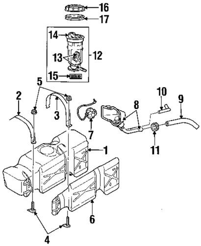 Dodge oem rl104694ac electric fuel pump