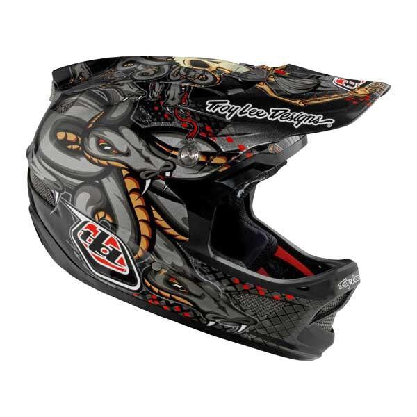 Troy lee designs d3 carbon medusa helmet