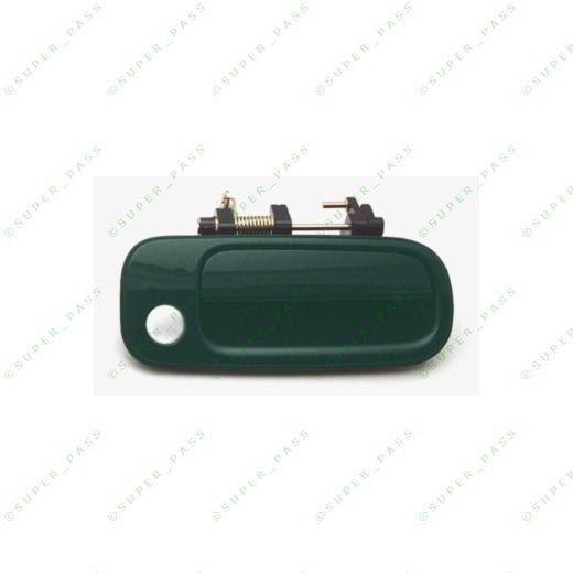 92 - 96 front rh door handle green   fits: toyota camry