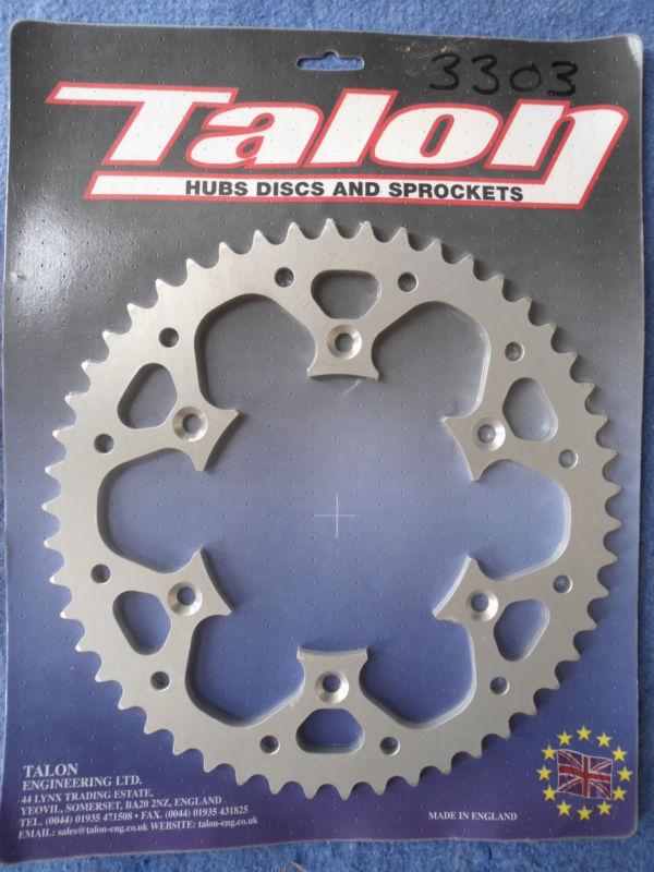 Talon rear sprocket for honda cr / crf / xr  silver 50t