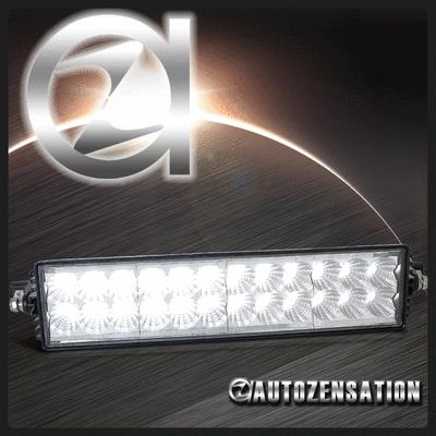 1pc 14"x3.5" 24-led 12v 72w off road flood beam 4x4 jeep 4wd work fog light bar