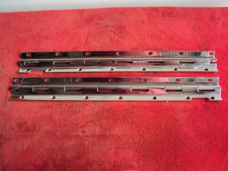 Peterbilt 379 polished stainless steel door hinges 362 359 357 377 378 bronson