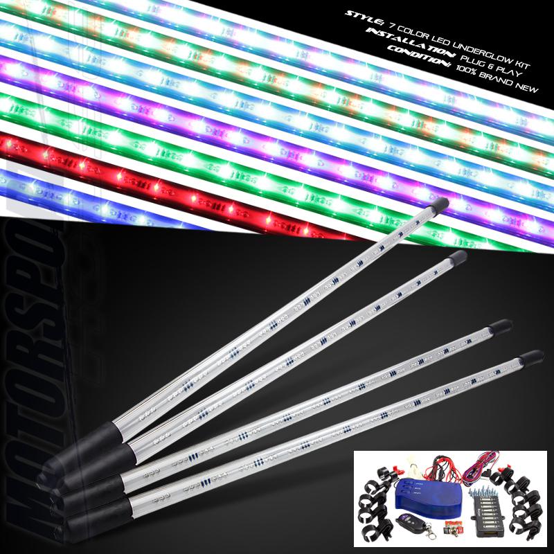 Universal rgb undercar tube led lights m3 m5 325i 328i 335i x3 x5 x6 z3 z4 s4 a4