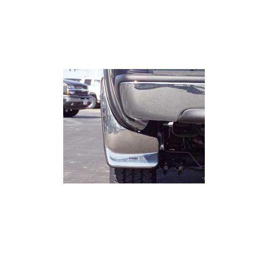 Putco mud flaps set of 2 rear new polished chevy full size truck 79537