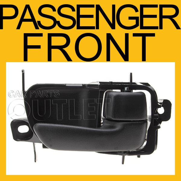 1995-1999 toyota avalon xl front door inside handle to1353130 smooth black lr=rr