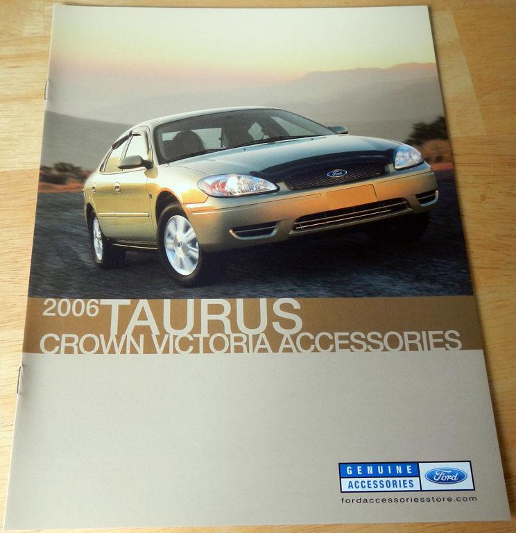 2006 ford taurus accessories catalog brochure