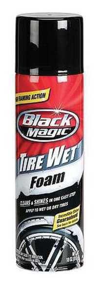 Blue coral bc 800002220 - tire & rubber dressing, black magic tire wet foam; ...