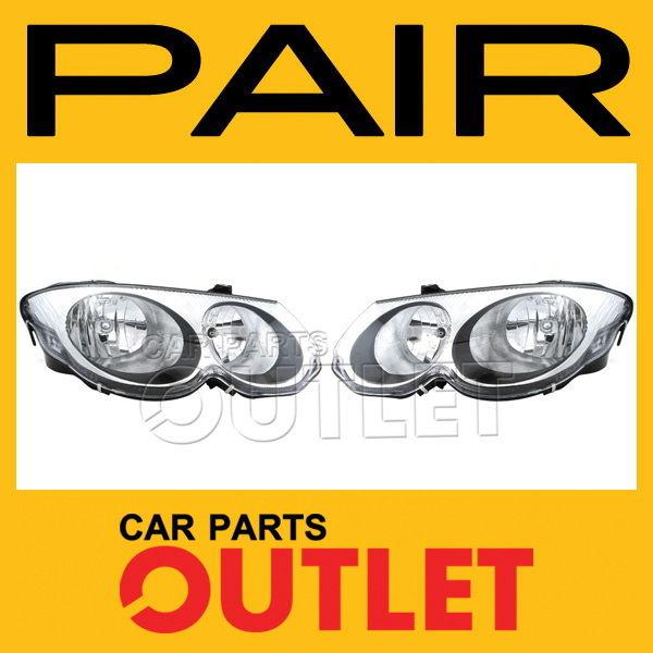 1999-2004 chrysler 300m head light lamp pair lh+rh new